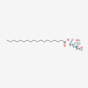 1-Stearoyl-rac-glycerol-13C3,d5