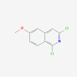 molecular formula C10H7Cl2NO B1344057 1,3-二氯-6-甲氧基异喹啉 CAS No. 24623-39-0