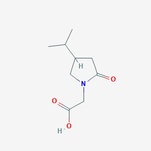 (4-Isopropyl-2-oxopyrrolidin-1-yl)acetic acid