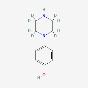 N-(4-Hydroxyphenyl)piperazine-d8 Dihydrobromide