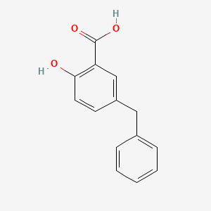 molecular formula C14H12O3 B1344061 5-苄基-2-羟基苯甲酸 CAS No. 4386-41-8