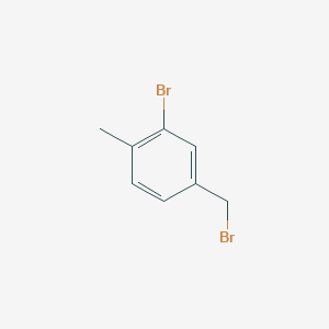 molecular formula C8H8Br2 B1344075 2-溴-4-(溴甲基)-1-甲基苯 CAS No. 259231-26-0