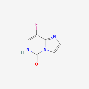 molecular formula C6H4FN3O B13440810 8-fluoro-6H-imidazo[1,2-c]pyrimidin-5-one 