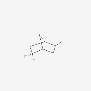 molecular formula C8H12F2 B13440833 2,2-Difluoro-5-methylbicyclo[2.2.1]heptane 