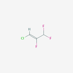 molecular formula C3H2ClF3 B13440857 (Z)-1-Chloro-2,3,3-trifluoro-1-propene CAS No. 1263679-68-0