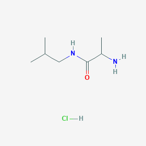 molecular formula C7H17ClN2O B1344098 2-氨基-N-异丁基丙酰胺盐酸盐 CAS No. 1236262-28-4