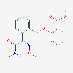 molecular formula C19H20N2O5 B13440984 Dimoxystrobin-4-methylbenzoic Acid 