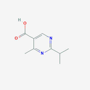 molecular formula C9H12N2O2 B1344107 2-异丙基-4-甲基-嘧啶-5-羧酸 CAS No. 954233-00-2