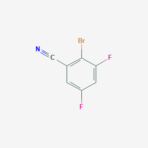 molecular formula C7H2BrF2N B1344139 2-溴-3,5-二氟苯甲腈 CAS No. 425379-37-9