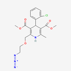 3,5-Dimethyl 2-[(2-Azidoethoxy)methyl]-4-(2-chlorophenyl)-1,4-dihydro-6-methyl-3,5-Pyridinedicarboxylic Acid Ester