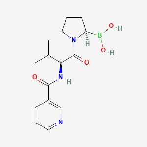 N-(Pyridine-3-carbonyl)-Val-boroPro