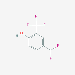 4-(Difluoromethyl)-2-(trifluoromethyl)phenol