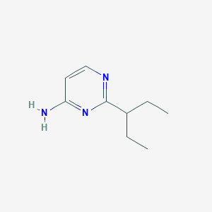 2-(Pentan-3-yl)pyrimidin-4-amine