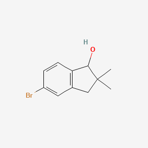 B1344158 5-Bromo-2,2-dimethyl-2,3-dihydro-1H-inden-1-ol CAS No. 371251-54-6