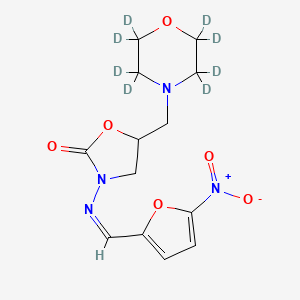 molecular formula C13H16N4O6 B13441580 Furaltadone-d8 