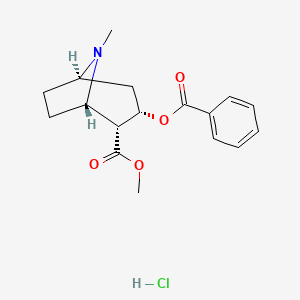 molecular formula C17H22ClNO4 B13441672 (+)-Allopseudococaine Hydrochloride 