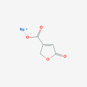 molecular formula C5H3NaO4 B13441675 Sodium 5-oxo-2,5-dihydrofuran-3-carboxylate CAS No. 1426408-64-1