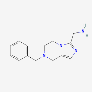 (7-Benzyl-5,6,7,8-tetrahydroimidazo[1,5-A]pyrazin-3-YL)methanamine