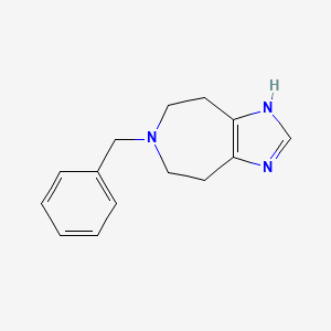 molecular formula C14H17N3 B1344176 6-苄基-1,4,5,6,7,8-六氢咪唑并[4,5-d]氮杂卓 CAS No. 303021-31-0