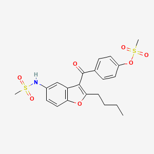 Des-(dibutylpropylamine) Methanesulfonyl Dronedarone