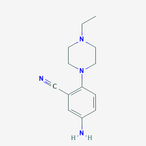 5-Amino-2-(4-ethylpiperazin-1-yl)benzonitrile