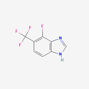 4-fluoro-5-(trifluoromethyl)-1H-benzimidazole