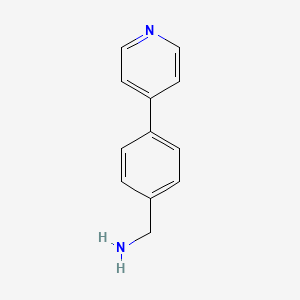 molecular formula C12H12N2 B1344180 4-(吡啶-4-基)苯甲胺 CAS No. 486437-10-9