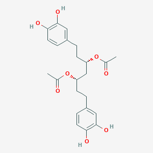 1,7-Bis(3,4-dihydroxyphenyl)heptane-3,5-diyl diacetate