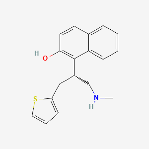 (S)-1-[3-(Methylamino)-1-(2-thienyl)propyl]-2-naphthalenol(Racemic Mixture)