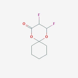 3,4-Difluoro-1,5-dioxaspiro[5.5]undecan-2-one