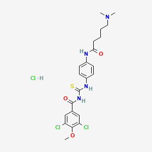 molecular formula C22H27Cl3N4O3S B13441859 Tenovin-D3 