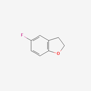 molecular formula C8H7FO B1344187 5-氟-2,3-二氢苯并呋喃 CAS No. 245762-35-0