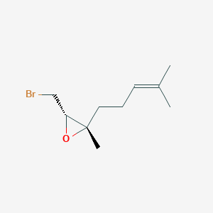 molecular formula C10H17BrO B13441874 (2S-cis)-3-(Bromomethyl)-2-methyl-2-(4-methyl-3-pentenyl)oxirane 