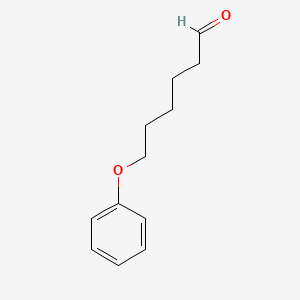 molecular formula C12H16O2 B1344188 6-苯氧基己醛 CAS No. 19790-63-7