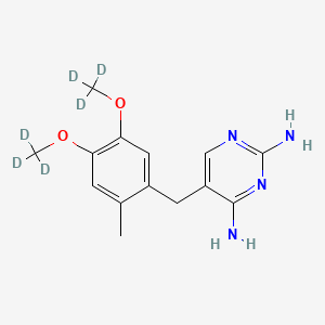 molecular formula C14H18N4O2 B13441911 Ormetoprim-d6 