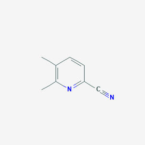 molecular formula C8H8N2 B1344192 5,6-二甲基吡啶腈 CAS No. 59146-67-7