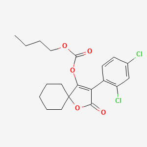 Butyl 3-(2,4-dichlorophenyl)-2-oxo-1-oxaspiro[4.5]dec-3-en-4-yl carbonate