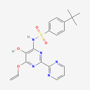 4-(1,1-dimethylethyl)-N-[6-(ethenyloxy)-5-hydroxy[2,2'-bipyrimidin]-4-yl]-Benzenesulfonamide