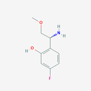 2-((1R)-1-amino-2-methoxyethyl)-5-fluorophenol