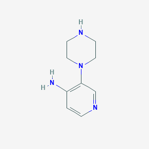 3-(Piperazin-1-yl)pyridin-4-amine