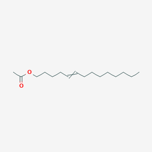 molecular formula C16H30O2 B013442 5-Tetradecen-1-ol, acetate, (Z)- CAS No. 35153-13-0