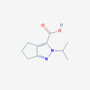 molecular formula C10H14N2O2 B13442079 2-Isopropyl-2,4,5,6-tetrahydrocyclopenta[c]pyrazole-3-carboxylic acid 