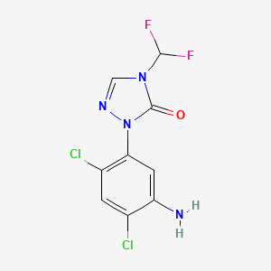 2-(5-Amino-2,4-dichlorophenyl)-4-(difluoromethyl)-2,4-dihydro-3H-1,2,4-triazol-3-one