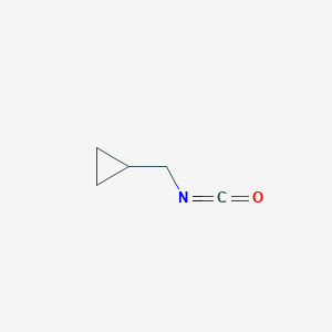 molecular formula C5H7NO B1344213 （异氰酸甲基）环丙烷 CAS No. 25694-89-7