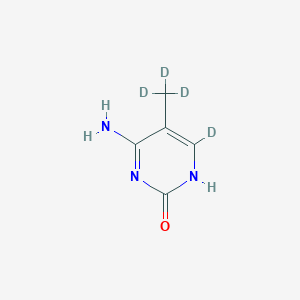 4-amino-6-deuterio-5-(trideuteriomethyl)-1H-pyrimidin-2-one