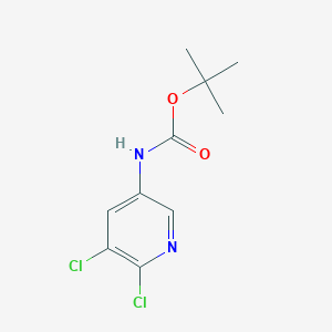molecular formula C10H12Cl2N2O2 B1344224 叔丁基-5,6-二氯吡啶-3-基氨基甲酸酯 CAS No. 275383-96-5