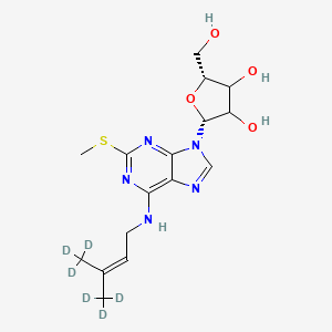 2-Methylthio-N6-isopentenyladenosine-d6