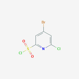 4-Bromo-2-chloropyridine-6-sulfonyl chloride