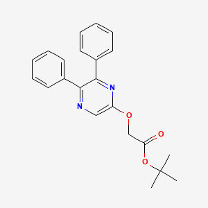 tert-Butyl 2-((5,6-diphenylpyrazin-2-yl)oxy)acetate