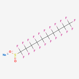 Sodium;1,1,2,2,3,3,4,4,5,5,6,6,7,7,8,8,9,9,10,10,10-henicosafluorodecane-1-sulfinate